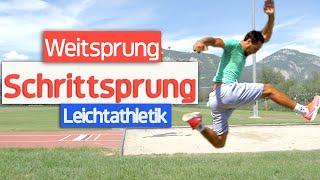 TECHNIKBILD SCHRITTSPRUNG WEITSPRUNG | Weitsprungtechnik Analyse | Weitspringen - Schule | Longjump