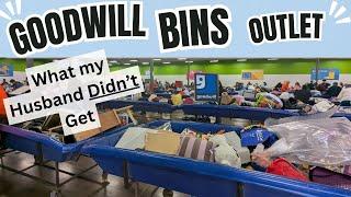 OMG! - Goodwill Outlet Bins - Who buys this stuff? & What my Husband should have got. My Thrift Haul