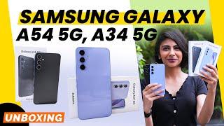 Samsung Galaxy A54 5G, A34 5G Unboxing | 120Hz AMOLED Display | Gadget Times