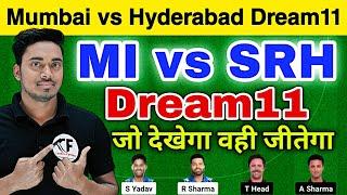 MI vs SRH Dream11 Prediction Mumbai vs Hyderabad Dream11 Prediction MI vs SRH Dream11 Prediction