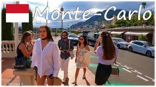  Monte-Carlo Monaco Walking Tour  4K Walk ️  (Sunny Day)