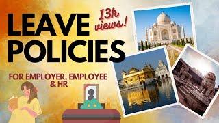 Leave Policy | Important for HRs/employers/employees | By CA Sweta Jain | Powered by BCL India