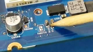 SMD bad capacitor  test / laptop - desktop computer & electronics troubleshooting