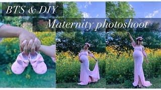 DIY Maternity photo shoot/Behind the scene of our maternity shoot/pregnant life