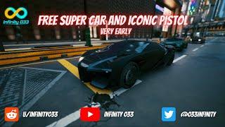 FREE Super Car and Iconic Pistol Very Early - Cyberpunk 2077