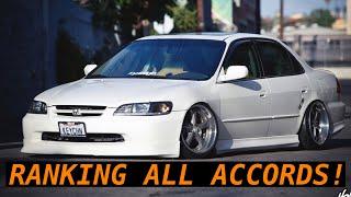 Ranking ALL Honda Accord Generations From Worst To Best!!