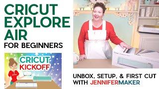 Cricut Explore Air For Beginners: Unboxing, Setup & First Cut * Cricut Kickoff: Lesson 1