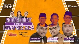 [FULL] Debat Cawapres 2024, Nobar Debat Ronde Keempat di Musyawarah | Musyawarah