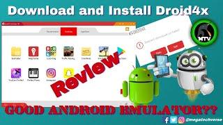 Droid4X - Android Emulator For Low-End PC Download Install And Honest Review | Really Best Emulator?