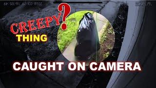 Creepy Things Caught On Camera : thief was caught on camera : Porch pirate #viral #viralvideo