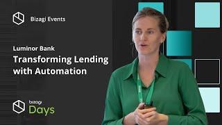 Luminor Bank: Process Automation for Banking, Success Story - Bizagi Days '23