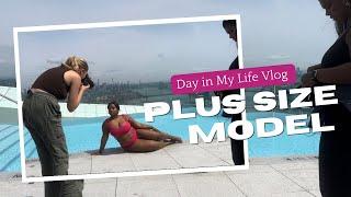 PLUS SIZE MODEL VLOG | come to work with me as a plus size model