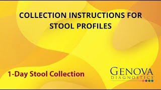 Genova Diagnostics 1-day Stool Collection