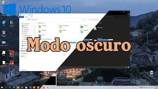 Como Activar y Desactivar el Modo Oscuro de Windows 10