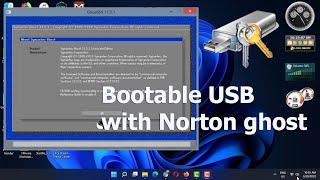 To create USB boot with Norton ghost 15.