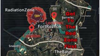 Get to the radiation zone first ( almost every game) - Pubg Metro Royale
