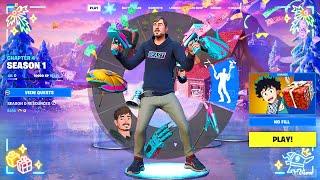 Fortnite MrBeast Skins, Emote and All Cosmetics シ