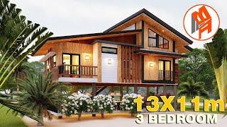 Elevated House Design - Modern FARM HOUSE 3 Bedroom - 160SQM.