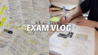 48 hours exam study vlog | animal behaviour psychology | 5 reviews: Word, PPT, note, A4, study guide