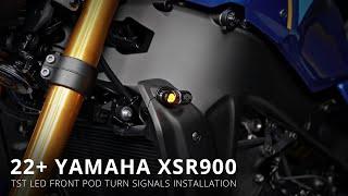 How to install LED Front Pod Signals on a 2022+ Yamaha XSR900 by TST Industries