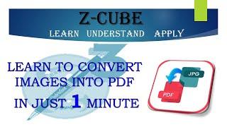 #LEARN HOW TO CONVERT IMAGE INTO PDF IN LESS THEN 1 MINUTE