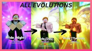 All 3 MAX Lvl Escanor Evolution | Showcase | Roblox Anime Adventure