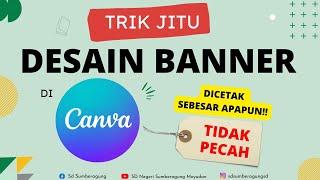 SIMPLE !! BIKIN DESAIN BANNER DI CANVA. SIAPAPUN BISA. #TIDAK PECAH