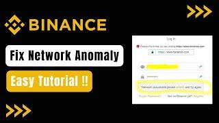 How To Fix Binance Network Anomaly - Fix Binance Network Connection Error (Quick & Easy)