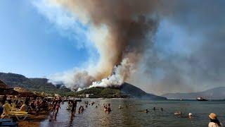 Death toll in Turkish wildfires rises to four as tourists are evacuated