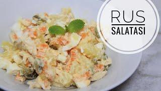 Rus mutfağının vazgeçilemez salatası olivye "Rus Salata"
