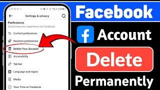 Facebook Account Delete Kaise Kare | How to Delete Facebook Account Permanently