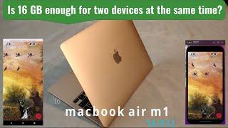 Macbook Air M1 16 Gb for programming (Flutter or Android  developers). Testing