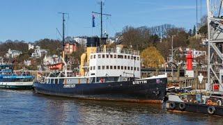 Mit dem Eisbrecher Stettin zur Auslaufparade #hafengeburtstag 2024