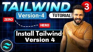 Tailwind css tutorial Hindi # How to Install and Set Up Tailwind CSS 4 - Easy Guide #tailwindcss4