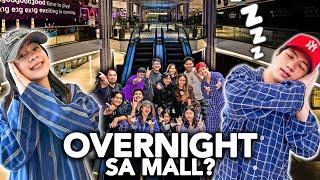 24 Hour Overnight Challenge In a Mall (Grabe!) | Ranz and Niana