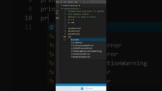 Comparison Operators  in Python #python #pythoncourseforbeginners  #pythontutorial