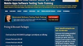 TrainingRite Coded UI and Selenium Testing with C#.NET Tutorials