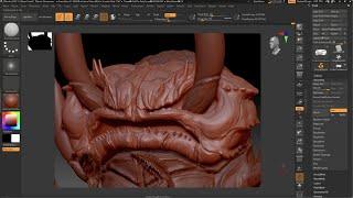 ZBrush - Dam Standard Brush - Sculpting High Level Details