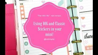 How to Use Classic and BIG stickers in your mini Happy Planner®