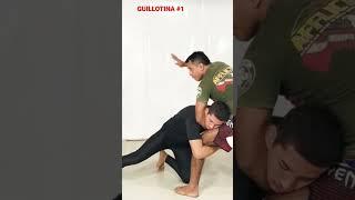  Cómo se hace la guillotina en MMA / artes marciales mixtas ?  Llaves de estrangulación  #shorts