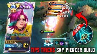 TIPS AND TRICKS GLOBAL IXIA USED SKY PIERCER BUILD (must watch) - MLBB