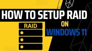 How to Create RAID in Win11 YouTube (Windows 11 Storage Spaces)