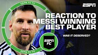 Lionel Messi wins The Best FIFA Men's player  'IT'S GETTING RIDICULOUS' - Steve Nicol | ESPN FC