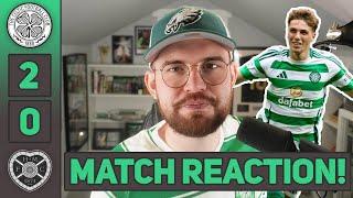 WELCOME ARNE ENGELS!!! | Celtic 2-0 Hearts | MATCH REACTION!