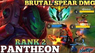 PANTHEON PERFECT MAP CONTROL! BRUTAL SPEAR FULL DMG - TOP 2 GLOBAL PANTHEON BY Bệu Pé Bỏng-WILD RIFT