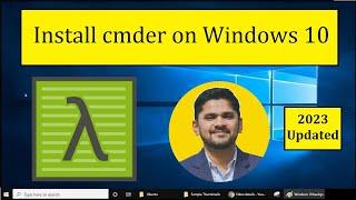 Install cmder on Windows 10