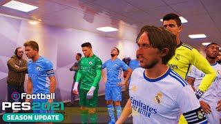 Real Madrid vs Manchester City - Club Friendly | PES 2021 | Gameplay PC