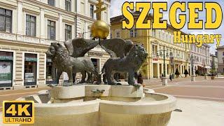 Szeged  Hungary Walking in the Center [33 min] 4k
