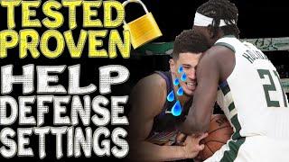 NBA 2K22 Defense : Let's Fix Dumb Help D! Best Defensive Settings & Sliders 4 Smarter AI teammates!!
