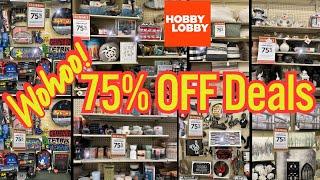 Hobby Lobby 75% Off ClearanceHobby Lobby Clearance Deals#hobbylobby #shoppingvlog #new